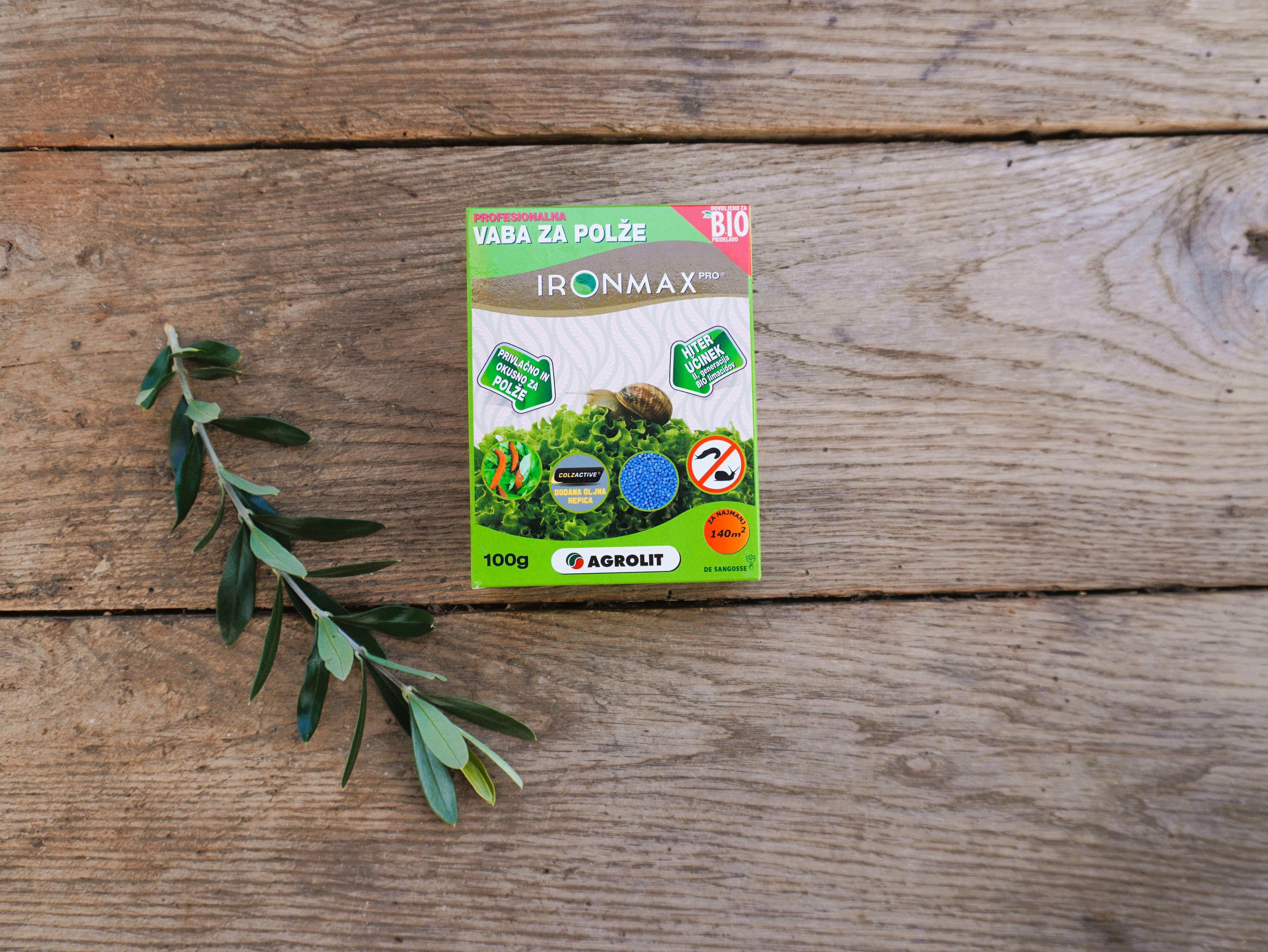 IRONMAX PRO vaba za polže 100g